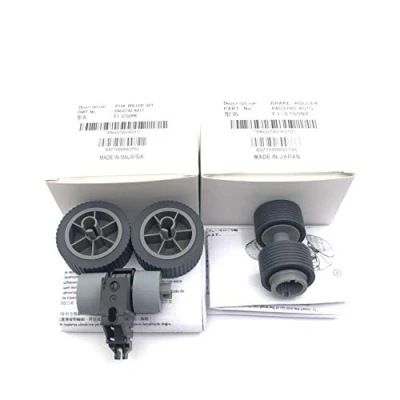 Image of OKLILI 1SET X PA03740 K010 K011 Consumable Kit Pick Roller + Brake Pickup Separation Compatible with Fujitsu fi 7600 7700 7700S