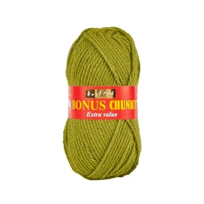 Image of Hayfield Bonus Chunky, Fern Green (603), 100g by Sirdar