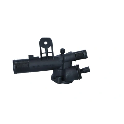 Image of 1106000Q0N, 1106000Q0P, 1106000Q0T Engine thermostat NRF 725082 89C with sensor, seal ring housing RENAULT: CLIO 3, SCENIC 2, Kangoo I