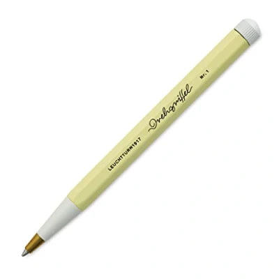 Image of Leuchtturm1917 365527 Drehgriffel Nr. 1, Vanilla Ballpoint pen with Royal Blue ink