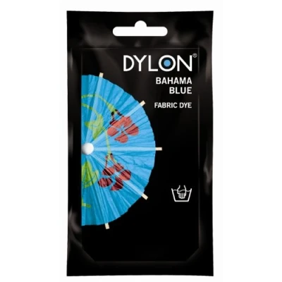 Image of DYLON Bahama Blue Fabric Hand Dye 50g x 4