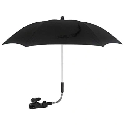 Image of PSS PrimeSportsShop Universal UV Parasol Sun canopy for Pushchairs and Buggy, Clip on Stroller Umbrella, Baby Buggy with Adjustable Fixing Clamp