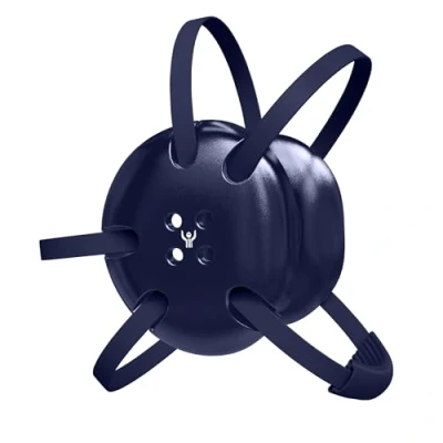 Image of Great Call Athletics Wrestling Classic Headgear Earguard Adult Grappling Head Gear Adjustable Ear Guards Navy Straps (Navy w/ Straps)