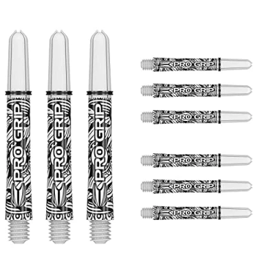 Image of Target Darts Unisex&#039;s 3 x Ink Design Pro Grip Dart Shafts 9 in Total, White, Intermediate