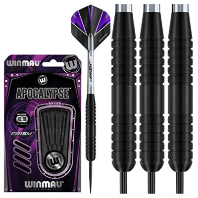 Image of WINMAU Apocalypse 24 gram Brass Darts Set with Prism Flights and Shafts (Stems)