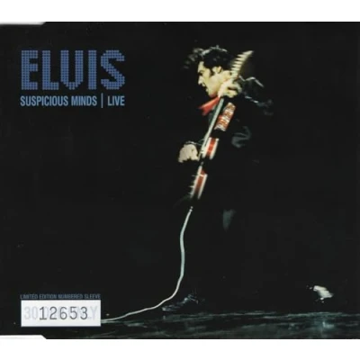 Image of Elvis Presley Suspicious Minds (Live) Card P/S 2001 UK CD single 74321855822