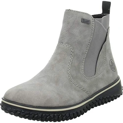 Image of Rieker Women&#039;s Herbst/Winter Chelsea Boots, Grey (Grey 40), 6 UK