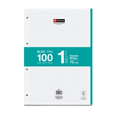 Image of Miquel Rius 422063 Block Spare 100h Grid 5x5 Turquoise