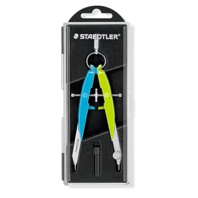 Image of Staedtler 556 00N1 Mars Compass, neon Green/Blue
