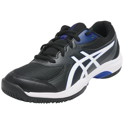 Image of Asics GEL GAME 10 Unisex Multicourt tennis shoes for kids, Size: 6, Black/white