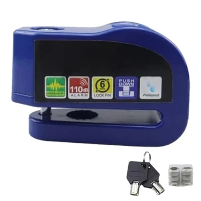 Image of Fenytay Disc Brake Lock with Alarm,Motorcycle Alarm for Motorcycle Mountain Road Cycling