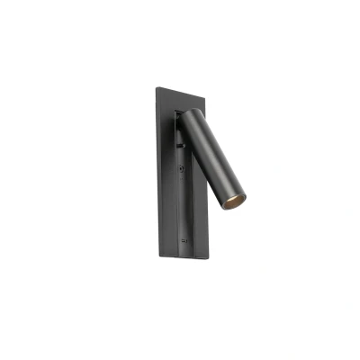 Image of Gabo USB C Reading Wall Light Matt Black 2700K