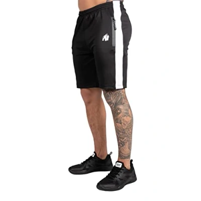 Image of Gorilla Wear Men&#039;s Benton Track Shorts, Black, XL