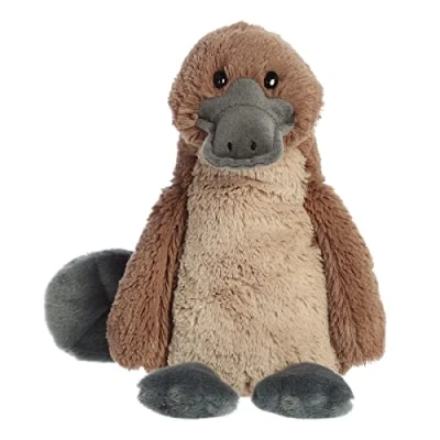 Image of Aurora Charming Talltales Platypus Stuffed Animal Irresistible Cuteness Loveable Companions Brown 14 Inches