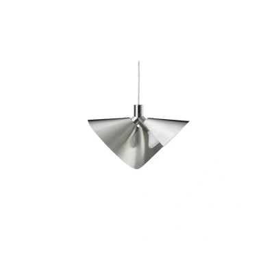 Image of FRANDSEN hanging light Peel, steel coloured, width 39 cm