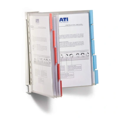 Image of Durable 5691/00 Function Wall with 10 Display Panel System and Information Unit