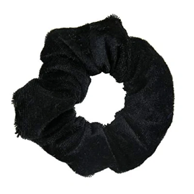 Image of Pack of 2 Velvet Scrunchies (Black)