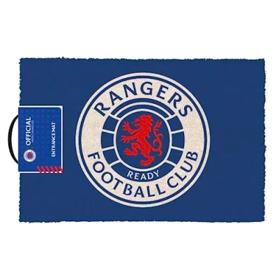Image of Sporting Profiles Glasgow Rangers Football Club Doormat Door Mat Official Merchandise Crest