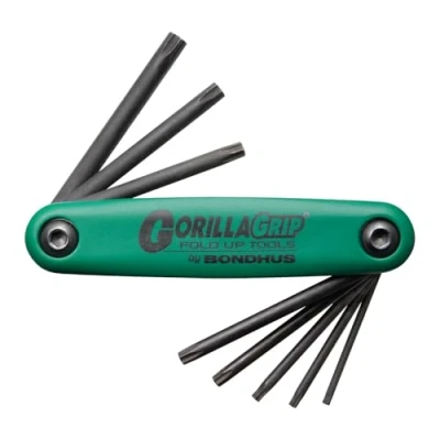 Image of Bondhus 8pc GorillaGrip Sec Torx TX9 Tx40 12638