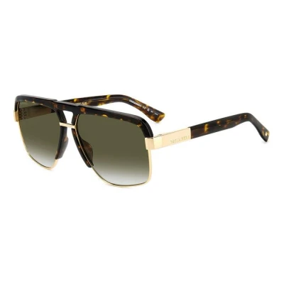 Image of Dsquared2 Sunglasses havana/goldcoloured, Men&#039;s, Size: 61, Havana/gold coloured