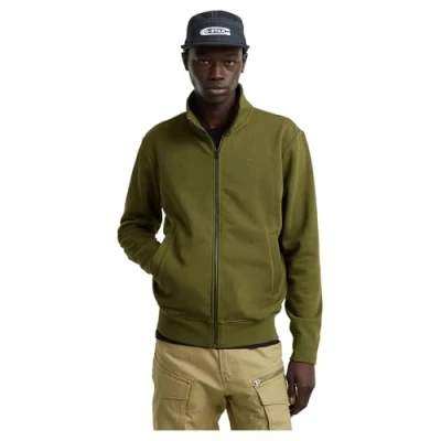 Image of G STAR RAW Men&#039;s Nifous Zip Thru Sweater Sweatshirt, Green (Shadow Olive D25122 d566 b230), M