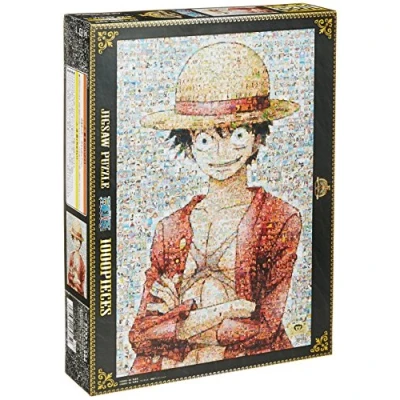 Image of 1000 PIECE jigsaw puzzle ONE mosaic Art straw store 1st Anniversary (50x75cm)