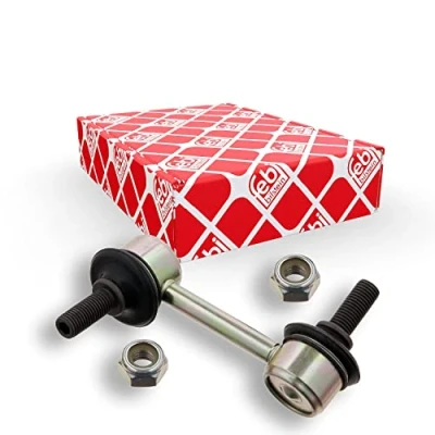 Image of 51325TA0A01 Anti roll bar link FEBI BILSTEIN 33649 Front Axle Left 80mm M10 x 1,25 BMTS Turbo NEW with nuts Steel HONDA: ACCORD 8 Kombi,