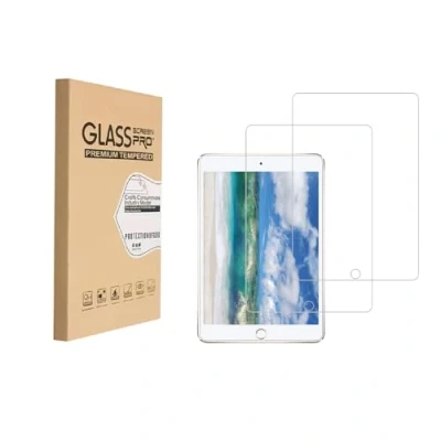 Image of Shunwige Designed for iPad mini 1 2 3 (Not 4/5/6) Tempered Glass Screen Protector 9H Anti Scratch HD Clear Bubble Free(2pcs)
