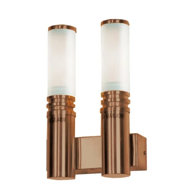 Image of Inox 2 Light Outdoor Modern Wall Brown IP44