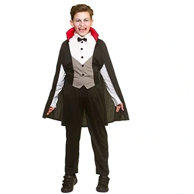 Image of Wicked Costumes Kids Boys Spooky Bloodthirsty Vampire Small Halloween Fancy Dress