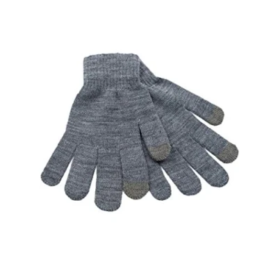 Image of Ladies Touchscreen Gloves Compatible For Use With Iphone, Ipad, Ipod, Sat Navs And Other Touch Screen Devices (Grey)