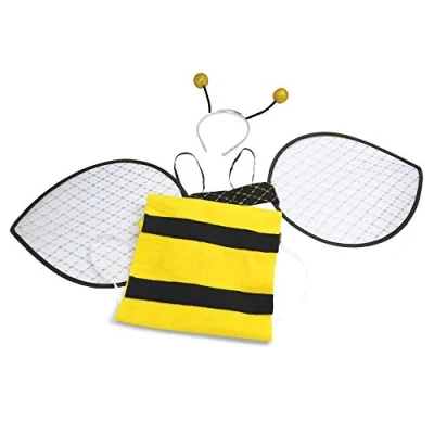 Image of Bristol Novelty DS005 Costume Adult Bumble Bee Set, Womens, Yellow and Black, One Size