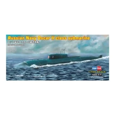 Image of Hobbyboss 1:700 Scale Russian Navy Oscar II Class Submarine (Kursk) Assembly Authentic Kit