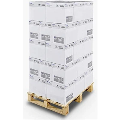 Image of indigo 40 Boxes of A4 White Paper 75 80 GSM 1 Pallet for Printing, Laser Everyday Home and Office use