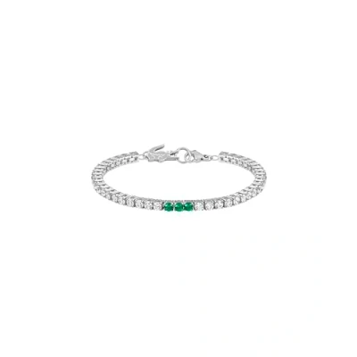 Image of Lacoste Women&#039;s DUCHESS Collection Chain Bracelet Embellished with Crystals 2040278