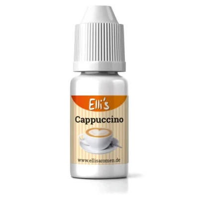 Image of Ellis Aromas Cappuccino Food Flavour for Baking, Cooking &amp; Drinks Drops Calorie Free in Milk, Porridge Yoghurt 10 ml