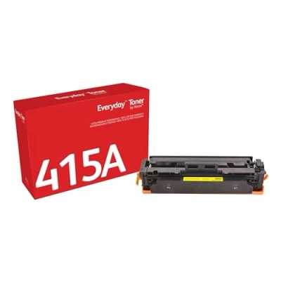 Image of Everyday by Xerox Yellow Toner compatible with HP 415A (W2032A), Standard Capacity