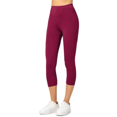 Image of Merry Style Women&#039;s Leggings 3/4 MS10 144(Burgundy, XL)