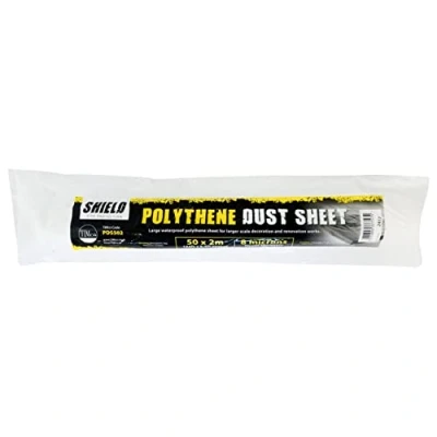 Image of TIMCO Polythene Dust Sheet 50m x 2m, Black