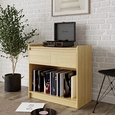 Image of Alphason Oslo Plus Turntable Stand LIGHT OAK