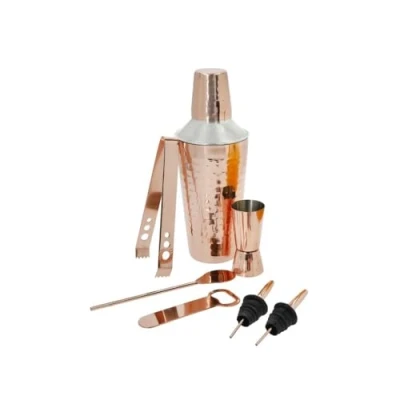Image of BarCraft 7 Piece Cocktail Making Set with Copper Finish