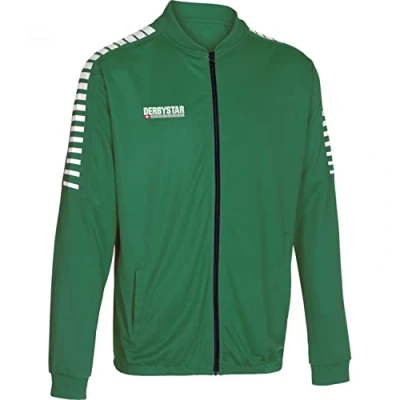 Image of Derbystar Hyper Jacket Green White 116