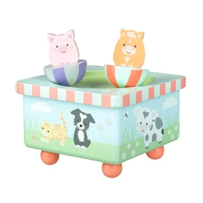 Image of Orange Tree Toys Wooden Music Box, Wood, Multicolour, One Size