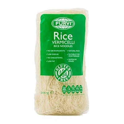 Image of Purvi Rice Vermicelli Noodles (Gluten Free) 400g