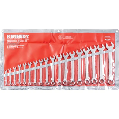 Image of Metric Combination Spanner Set, 6 24mm, Set of 18