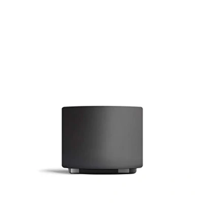 Image of Fellow Monty Milk Art Coffee Cups Double Wall Ceramic Cappuccino Mug, Matte Black with Graphite Base, 6.5 oz Cup, 192 ml