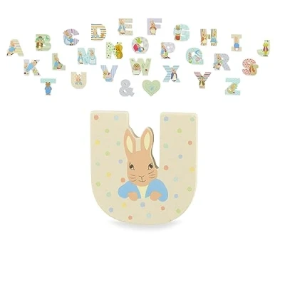 Image of Orange Tree Toys Peter Rabbit Wooden Alphabet Letter U
