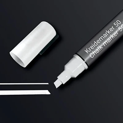 Image of SIGEL BA181 Chalk Marker 50, chisel tip 1 5 mm, White