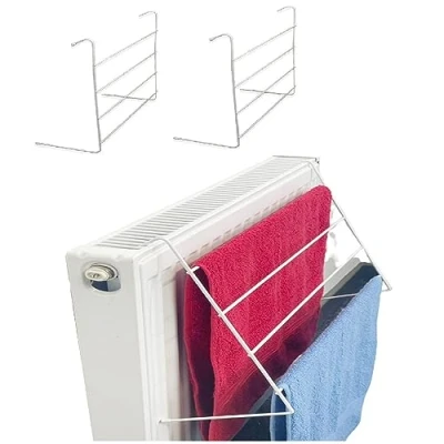 Image of WILSONS DIRECT 4 Bar Radiator Airer Laundry Indoor Clothes Dryer Rack Holder Bathroom (2)