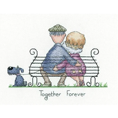 Image of Heritage Crafts Cross Stitch Kit Together Forever